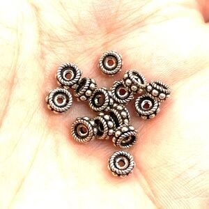 New Sterling Bali Spacer Beads 14